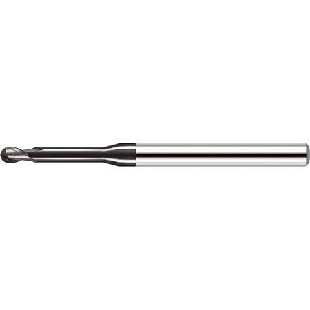 2DDMRS Diamond-Coated Ball End Mill for High-Performance Graphite Machining - A 2DDMRS series diamond-coated ball end mill, a two-tone metal tool engineered for precision graphite machining.